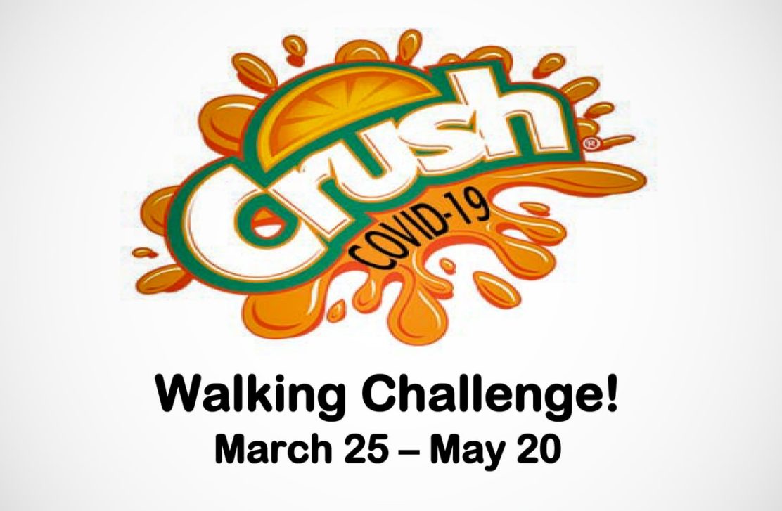 Crush-Covid-19-Walking-Challenge logo